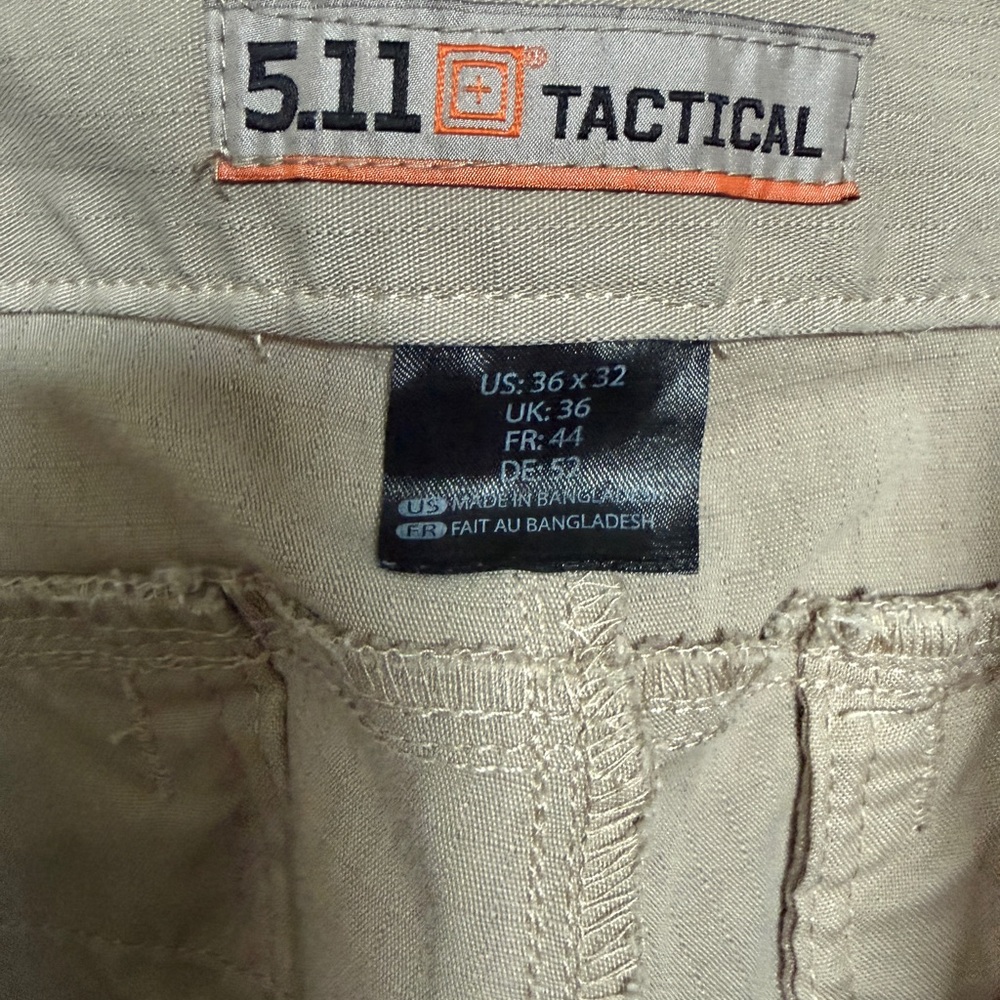 5.11 Tactical Khaki/Tan Tactical Pants - Beige-36/32-excellent condition